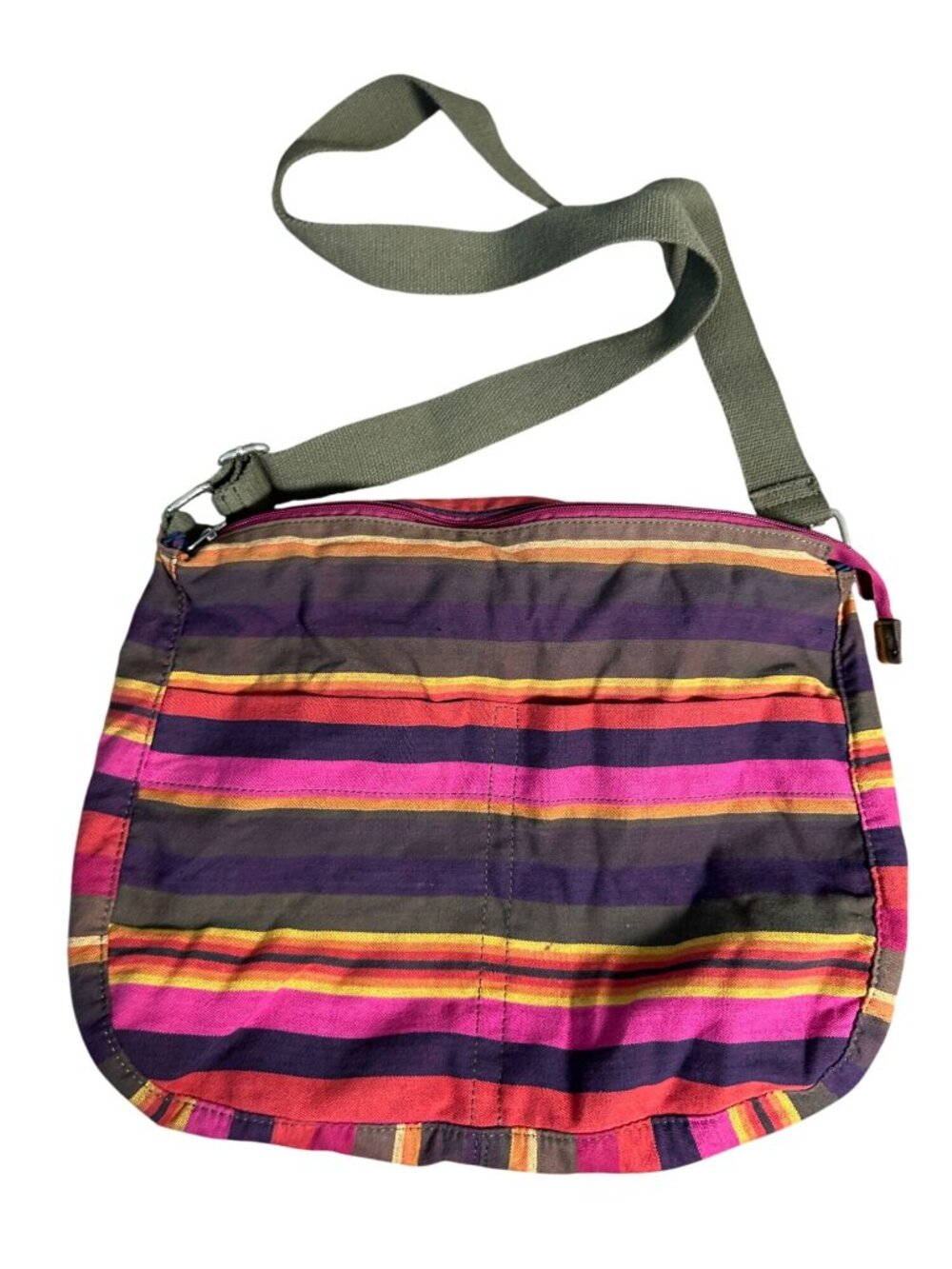 Mossimo Supply Co Striped Crossbody Messenger Bag Boho Multicolor Purse